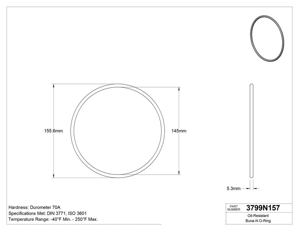 Technical drawing - 3799N157